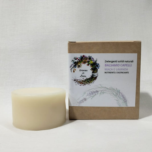 Balsamo capelli solido maca e lavanda